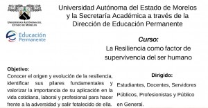 Curso: La Resiliencia como factor de supervivencia del ser humano