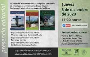 Presentación de tres libros sobre Diagnóstico participativo comunitario