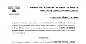 Convocatoria a Consejero Técnico Alumno 2021 - Facultad de Ciencias Agropecuarias