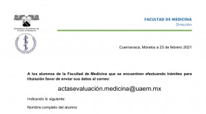 Comunicado 23/02/21 | Trámites de Titulación