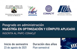 Maestría en Optimización y Cómputo Aplicado 2021