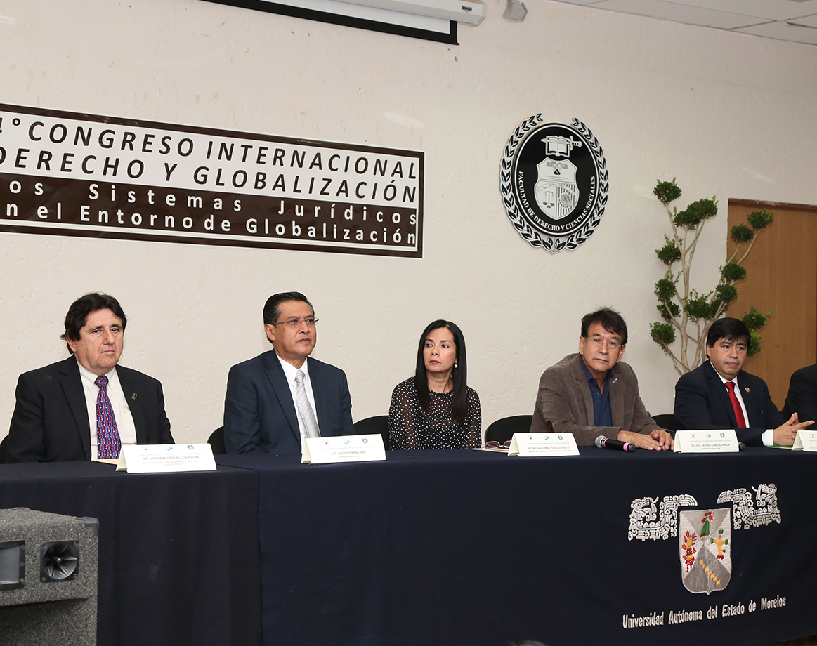 Inicia en UAEM 4to. Congreso Internacional: Los Sistemas jurídicos en el entorno de la globalización
