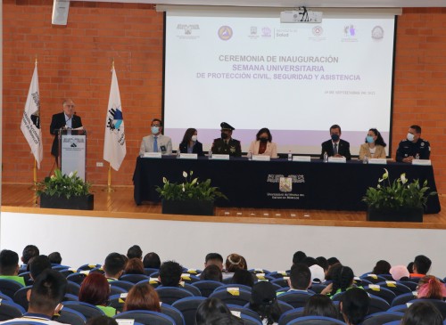 Inicia en la UAEM la Semana Universitaria de Protección Civil, Seguridad y Asistencia