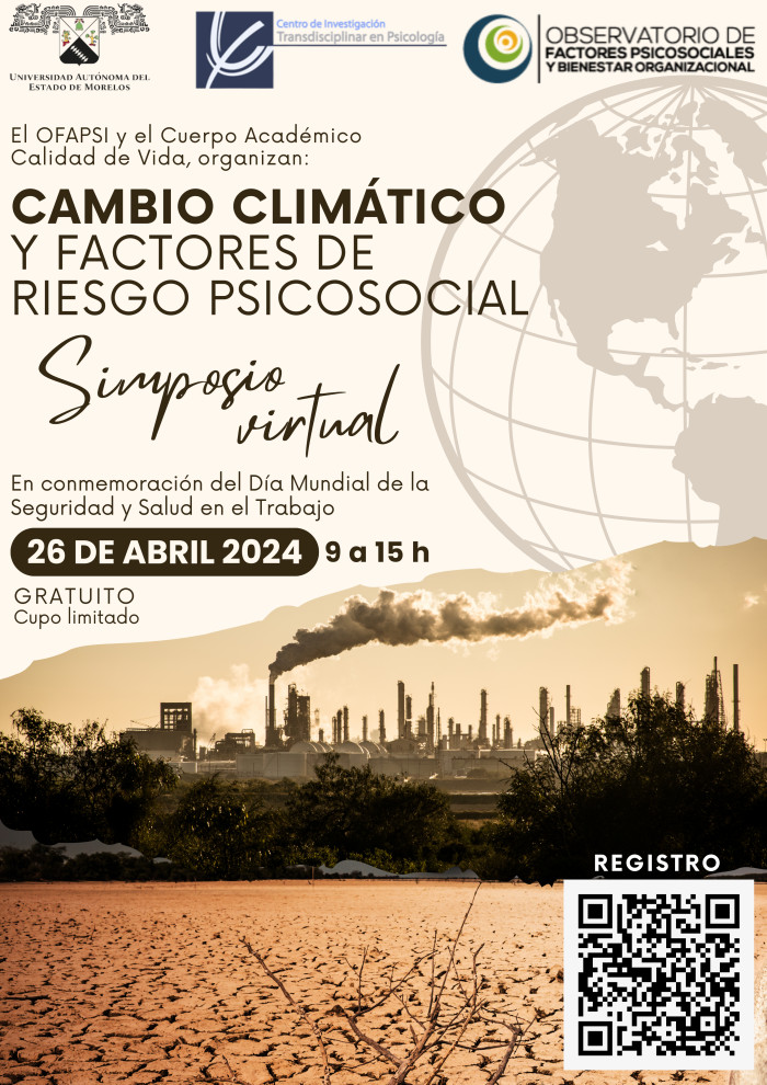 Simposio virtual | Cambio climático y factores de riesgo psicosocial