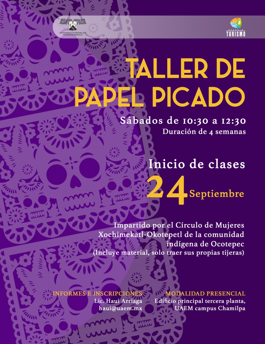 Taller de Papel Picado 2022 - Universidad Autónoma del Estado de Morelos