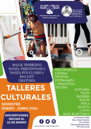 Talleres Culturales Semestre Enero - Junio 2024