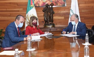 Refrendan colaboración UAEM y Lotería Nacional