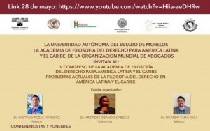 IV Congreso de la academia de filosofía del derecho para américa latina y el caribe problemas actuales de la filosofía del derecho en américa latina y el caribe