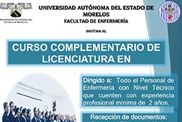 Curso Complementario de Licenciatura en Enfermería