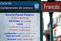 Curso de Comprensión de Lectura en Francés 2019