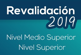 Convocatoria de ingreso por revalidación o equivalencia de estudios