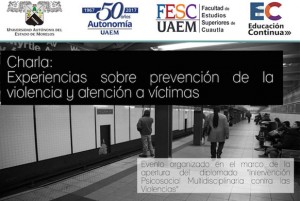 Charla: Experiencias sobre prevención de la violencia y atención a víctimas