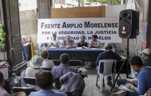 Frente Amplio Morelense se reúne con familiares de víctimas