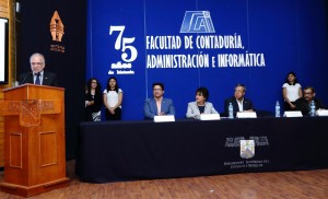 Celebra la Facultad de Contaduría, Administración e Informática 75 años de fundación