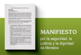 Manifiesto por la seguridad, la justicia y la dignidad de Morelos
