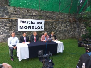 Marcha por Morelos espera soluciones de la Segob