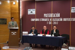 Presentan edición conmemorativa del Compendio Estudiantil de Legislación Universitaria