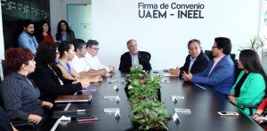 Firman convenio UAEM y el Instituto Nacional de Electricidad y Energías Limpias