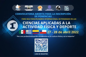 1er Foro multidisciplinario internacional de posgrado en las Ciencias Aplicadas a la Actividad Física y Deporte