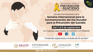 Semana Internacional para la Conmemoración del Día Mundial para la Prevención del Suicidio