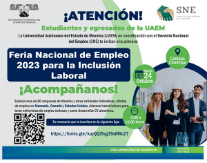 Feria Nacional de Empleo 2023 para la inclusión laboral