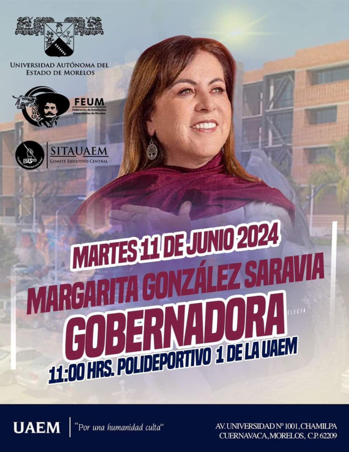 Bienvenida Margarita González Saravia Gobernadora Electa
